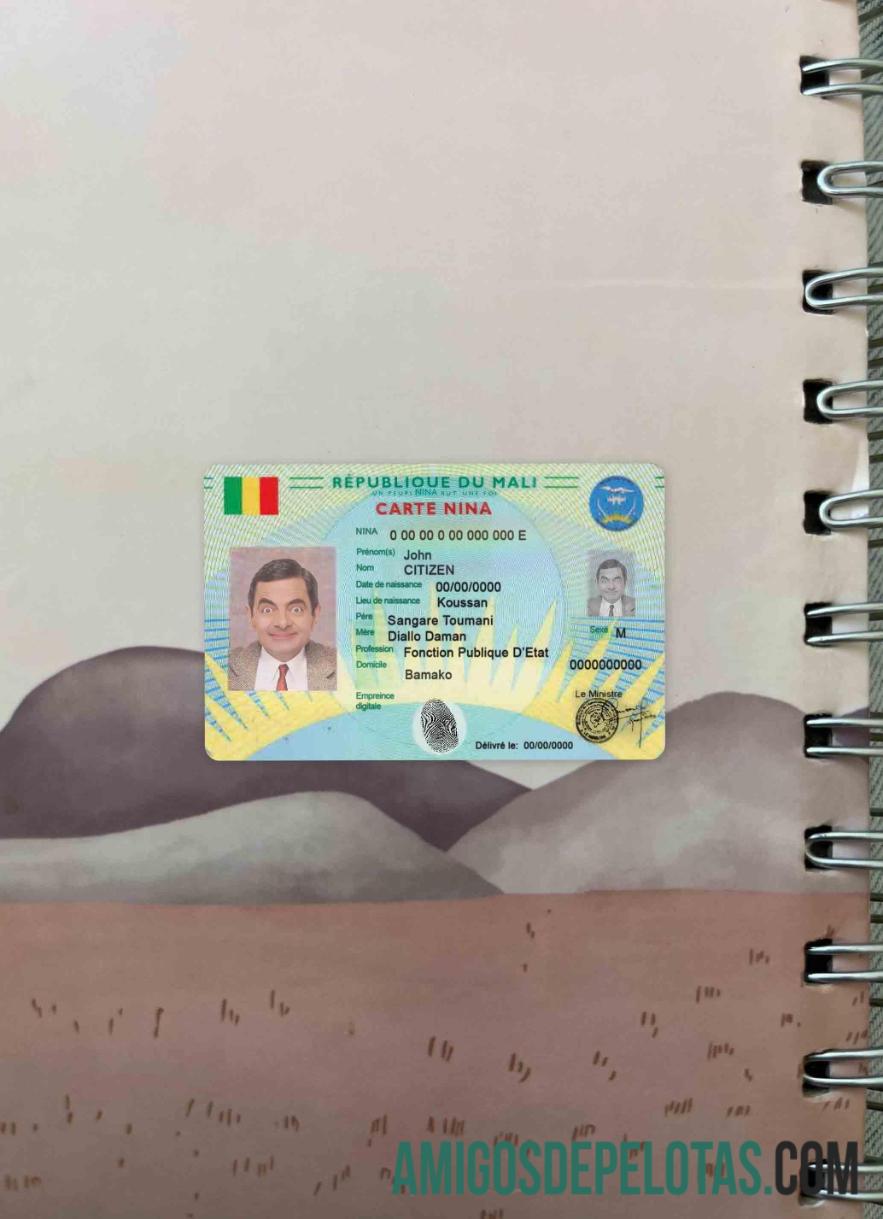 Mali Carte Nina olhar de foto frente amostra